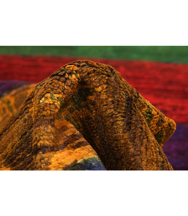 Hand knotted 7'8x5'3 Modern  Art  Wool Rug 240x164 cm  Abstract Carpet