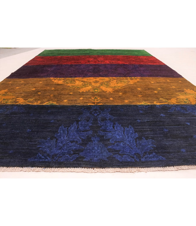 Hand knotted 7'8x5'3 Modern  Art  Wool Rug 240x164 cm  Abstract Carpet