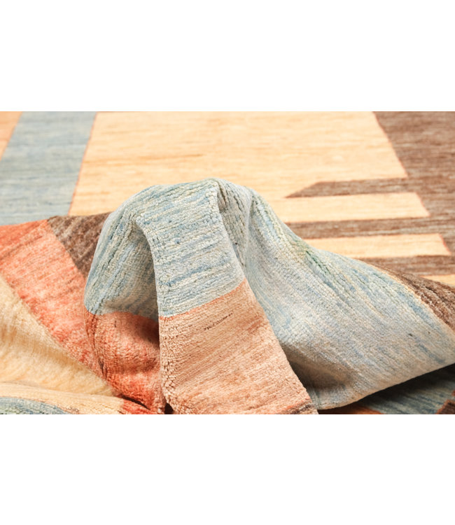 Hand knotted 7'8x5'5 Modern  Art  Wool Rug 240x170 cm  Abstract Carpet