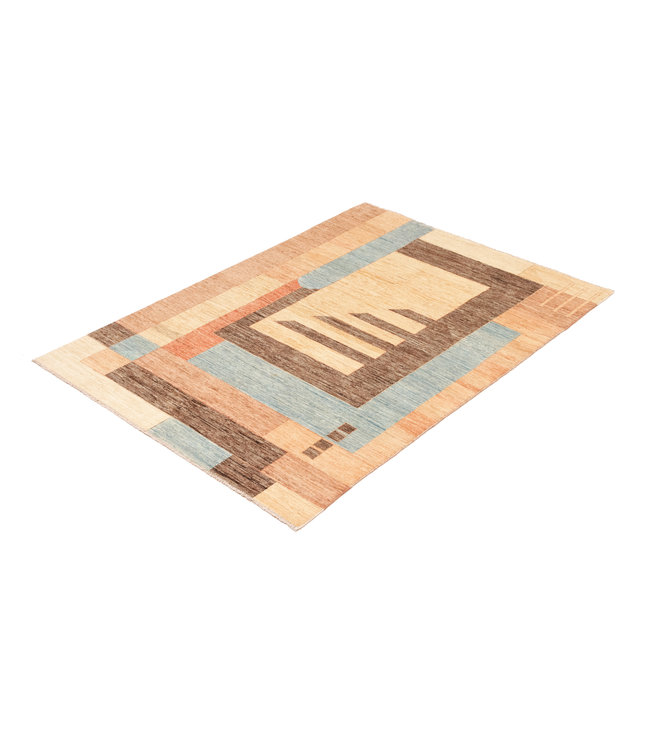 Hand knotted 7'8x5'5 Modern  Art  Wool Rug 240x170 cm  Abstract Carpet