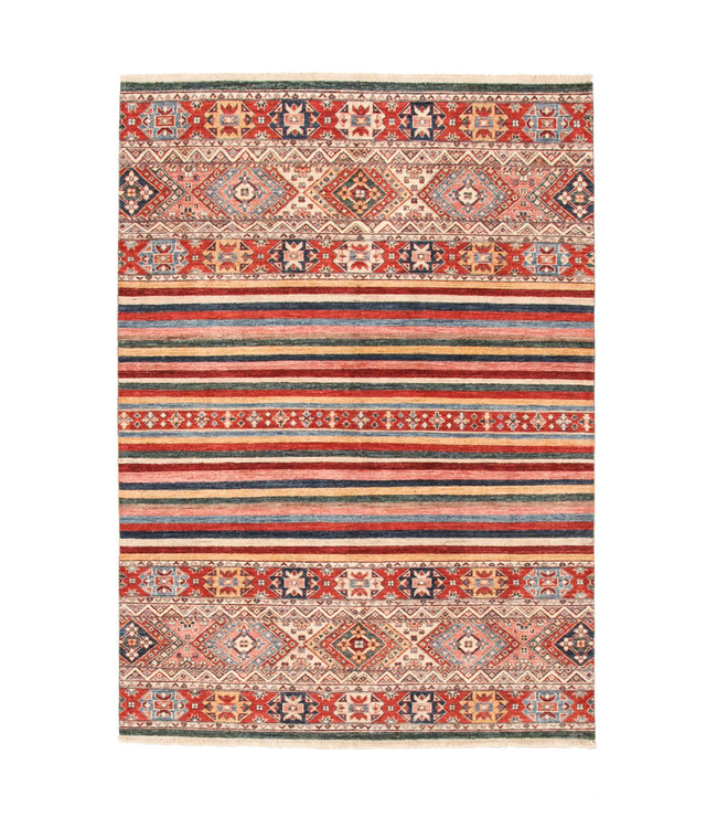 Hand knotted 7'7x5'6 Modern  Art  Wool Rug 236x171 cm  Abstract Carpet