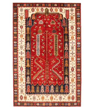 super fein oriental kazak teppich 300x197 cm Abstrakt Wolle Teppich