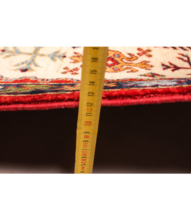 Hand knotted 9'8x6'4 super fine oriental kazak rug 300x197 cm  Abstract Carpet