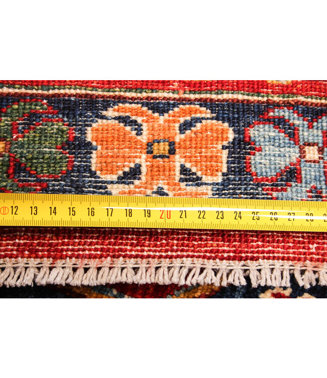 Hand knotted 9'8x6'4 super fine oriental kazak rug 300x197 cm  Abstract Carpet