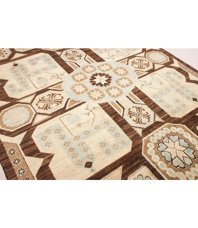 Hand knotted 8'0x6'2 ziegler rug  farahan Wool Rug 244x192 cm  Abstract Carpet