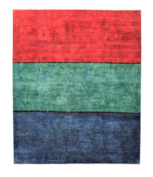 Handgeknoopt Modern  tapijt 232x195 cm  oosters kleed vloerkleed