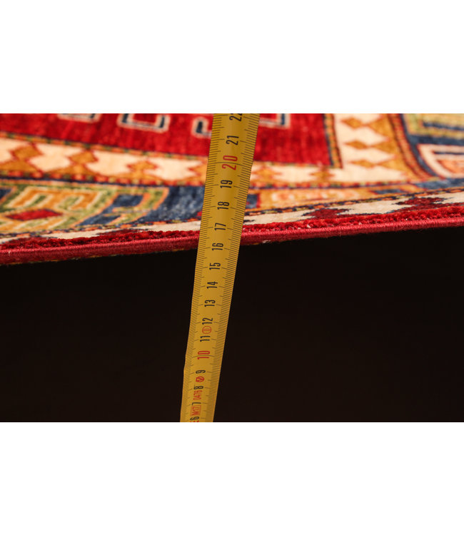 super fein oriental kazak teppich 294x201 cm Abstrakt Wolle Handgeknüpft Teppich