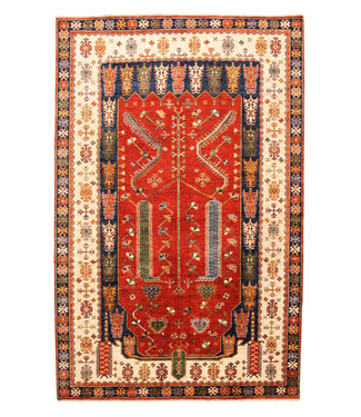 Hand knotted super fine kazak Ghazny Wool 310x199 cm Area Rug Carpet 10'1x6'5 ft