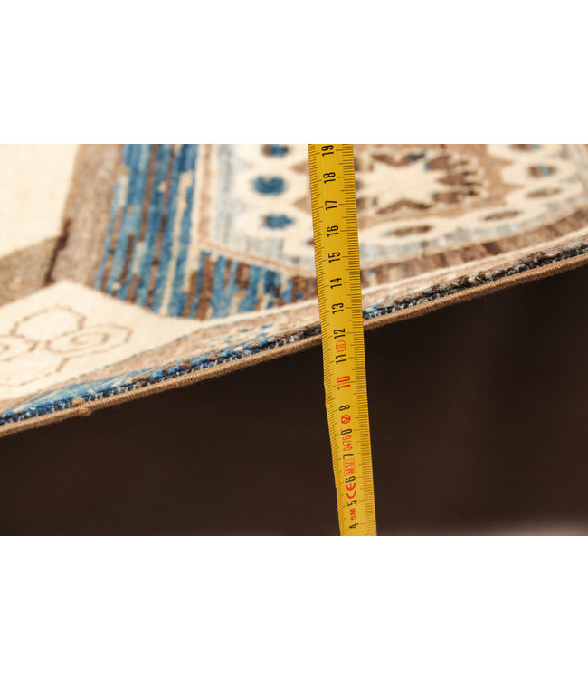 Handgeknoopt Modern Art tapijt 246x195 cm  oosters kleed vloerkleed