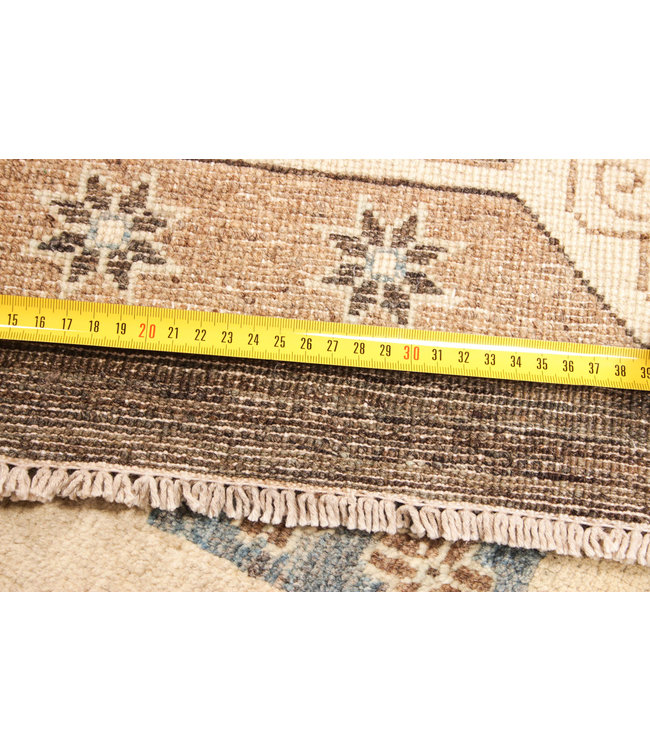 Hand knotted 8'x6'3 ft Modern Art Ghazny Wool Rug 246x195 cm  Abstract Carpet