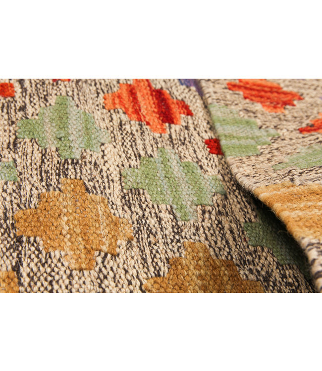 Handmade Multi color Afghan Kilim Area Rug 122x80 cm Oriental 100% Wool Tribal