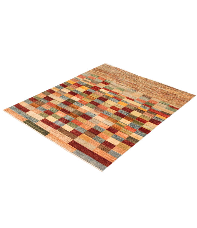 Handgeknoopt Modern Art tapijt 238x196 cm  oosters kleed vloerkleed