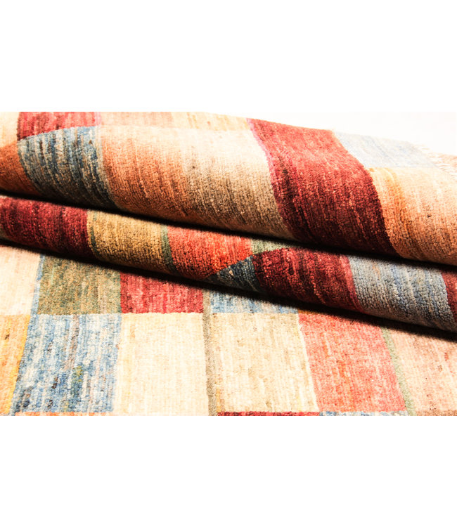 Handgeknoopt Modern Art tapijt 238x196 cm  oosters kleed vloerkleed