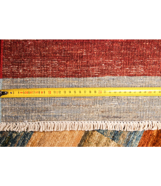 Handgeknoopt Modern Art tapijt 238x196 cm  oosters kleed vloerkleed