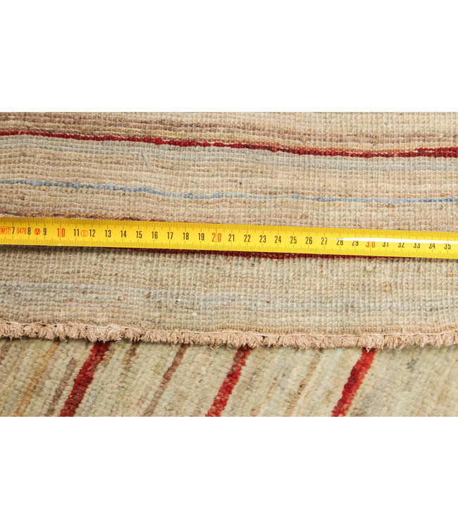 Handgeknoopt Modern stribe tapijt 255x200 cm  oosters kleed vloerkleed