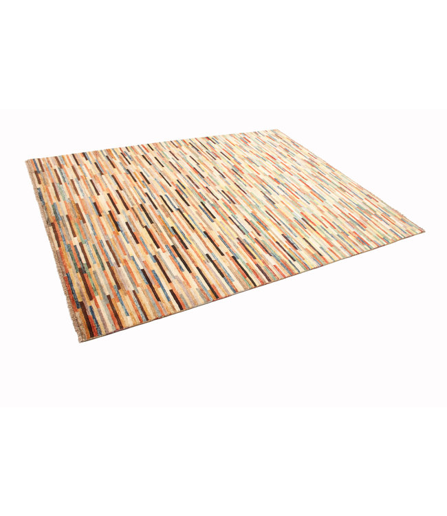 Handgeknoopt Modern  tapijt 247x196 cm  oosters kleed vloerkleed