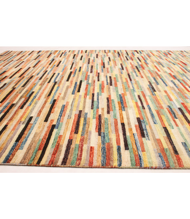 Handgeknoopt Modern  tapijt 247x196 cm  oosters kleed vloerkleed