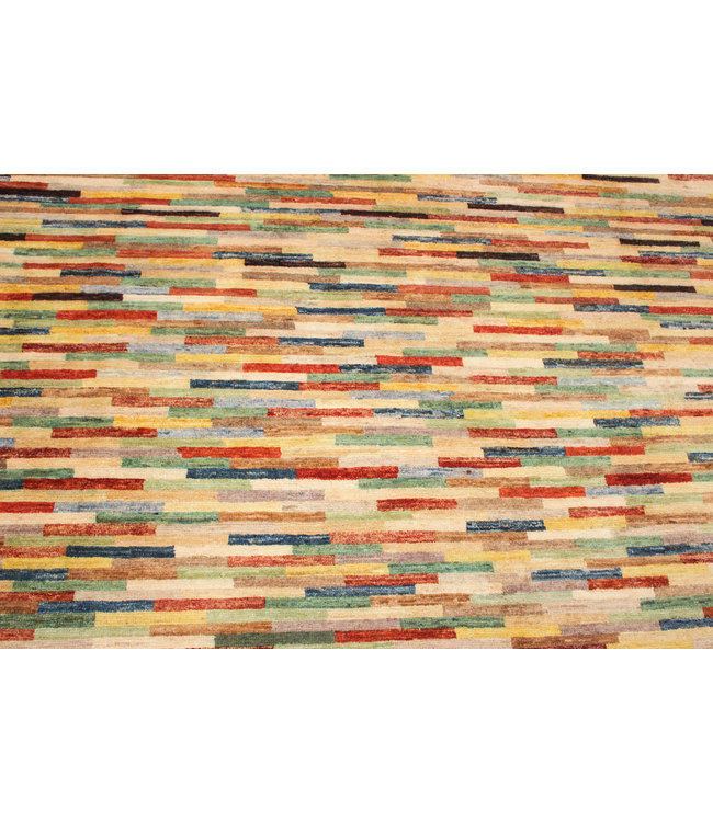 Handgeknüpft Modern 247x196 cm Abstrakt Wolle Teppich