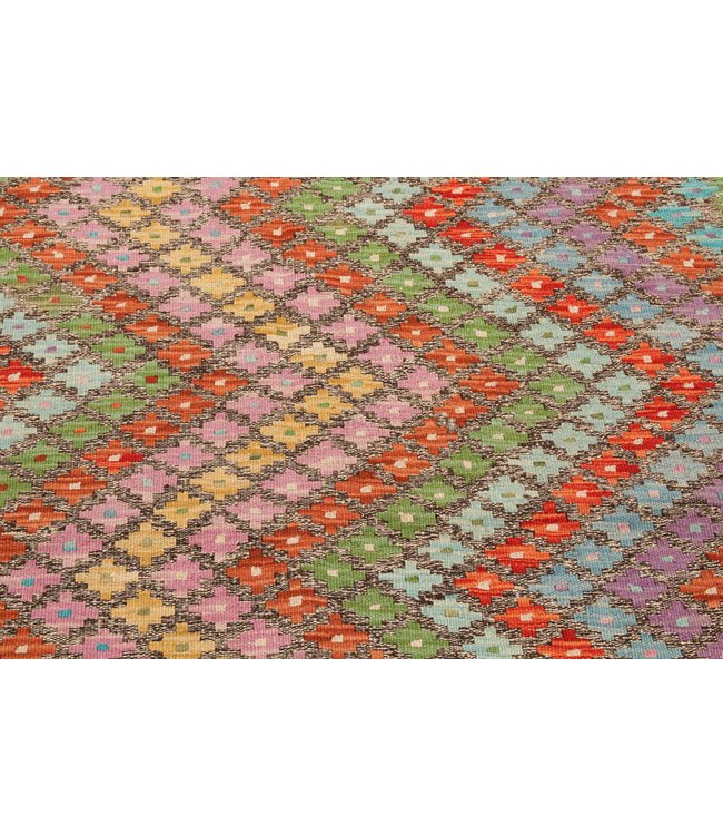 Hand knotted Multi color Afghan Kilim Area Rug 150x101 cm Traditional 100% Wool
