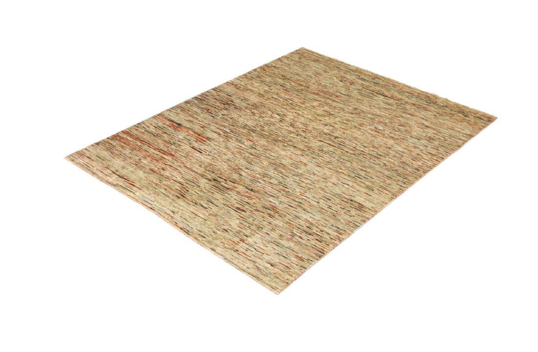 Handgeknoopt Modern stribe tapijt 258x202 cm oosters kleed vloerkleed