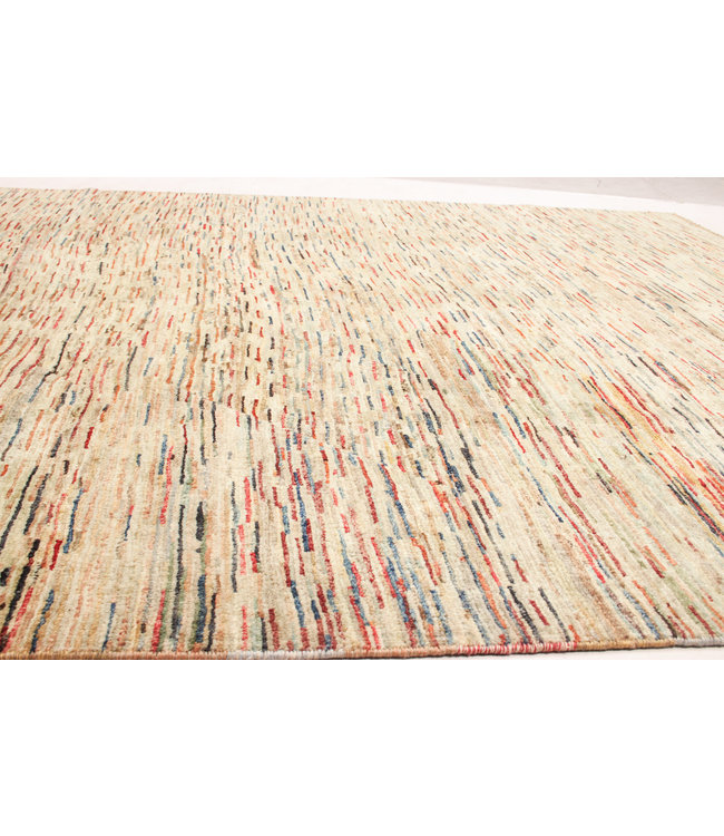 Handgeknüpft Modern stribe 258x202 cm Abstrakt Wolle Teppich