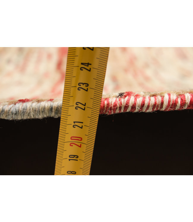 Handgeknüpft Modern stribe 258x202 cm Abstrakt Wolle Teppich