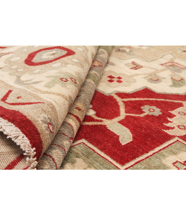 Hand knotted 11'9x8'8 ziegler rug  Heriz Wool Rug 363x271 cm  serapi Carpet