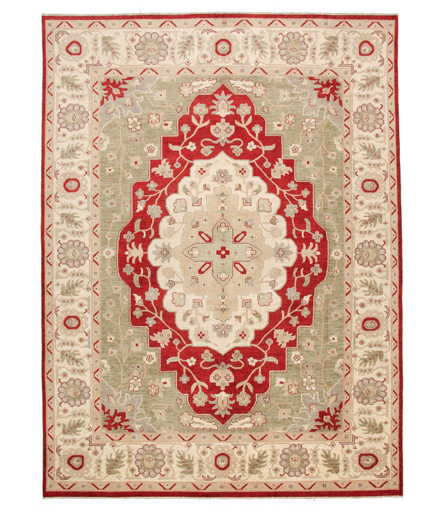 original ziegler  farahan hand geknoopt tapijt 363x271 cm