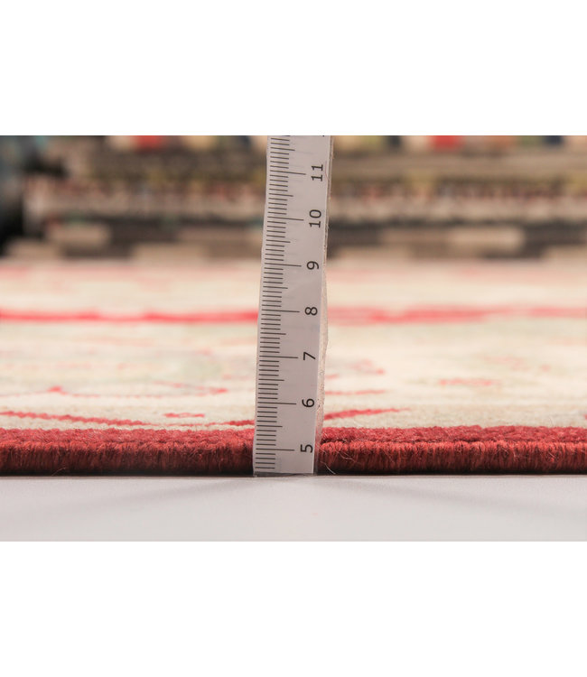 Handgeknüpft  ziegler teppich  Farahan 363x271 cm Abstrakt Wolle Teppich