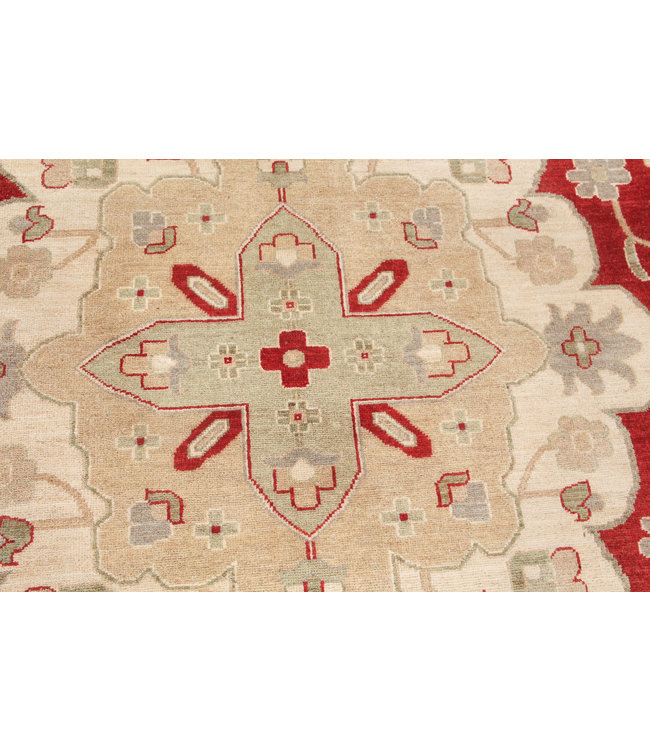 Hand knotted 11'9x8'8 ziegler rug  Heriz Wool Rug 363x271 cm  serapi Carpet