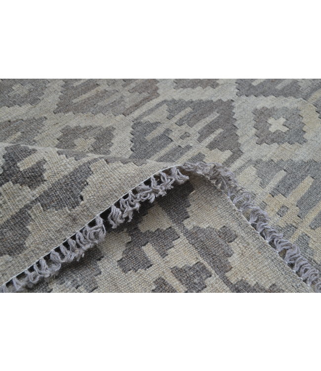 Grau natürlich kelim teppich 297x203 cm afghan kilim teppich