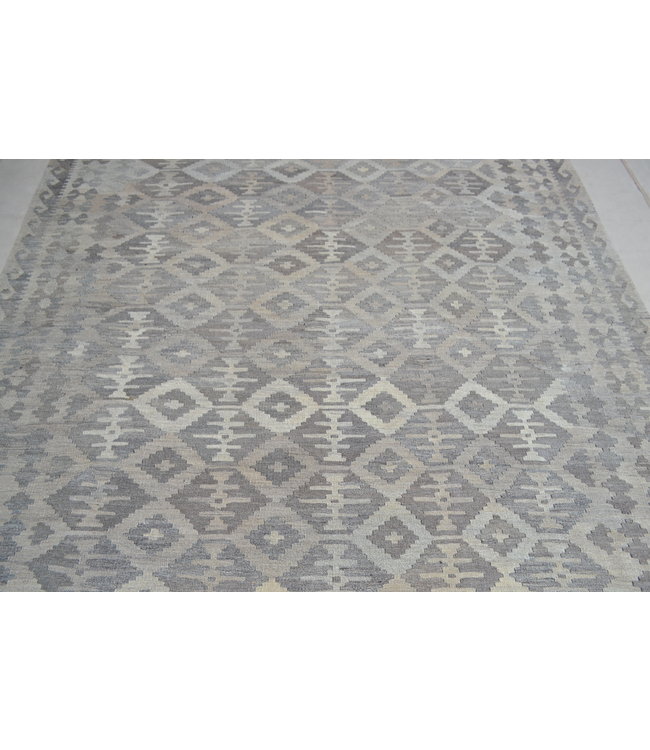Grau natürlich kelim teppich 297x203 cm afghan kilim teppich