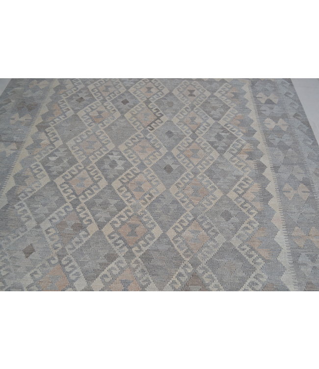 Grau natürlich kelim teppich 293x203 cm afghan kilim teppich