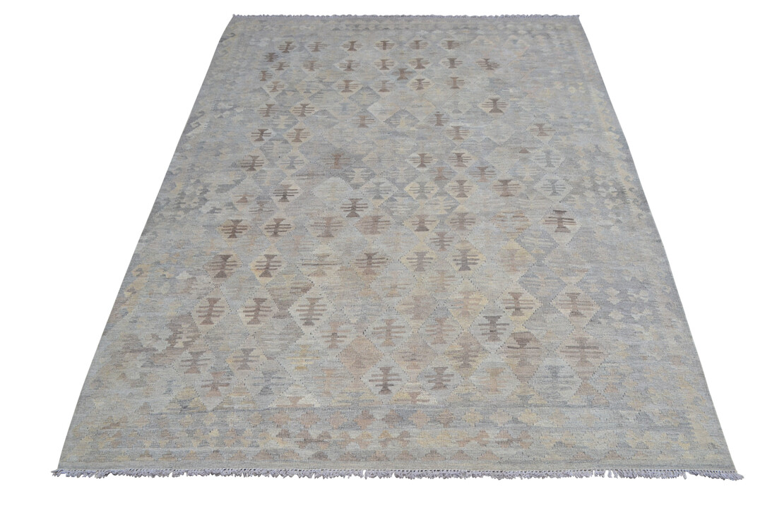 Grau natürlich kelim teppich 297x212 cm afghan kilim teppich