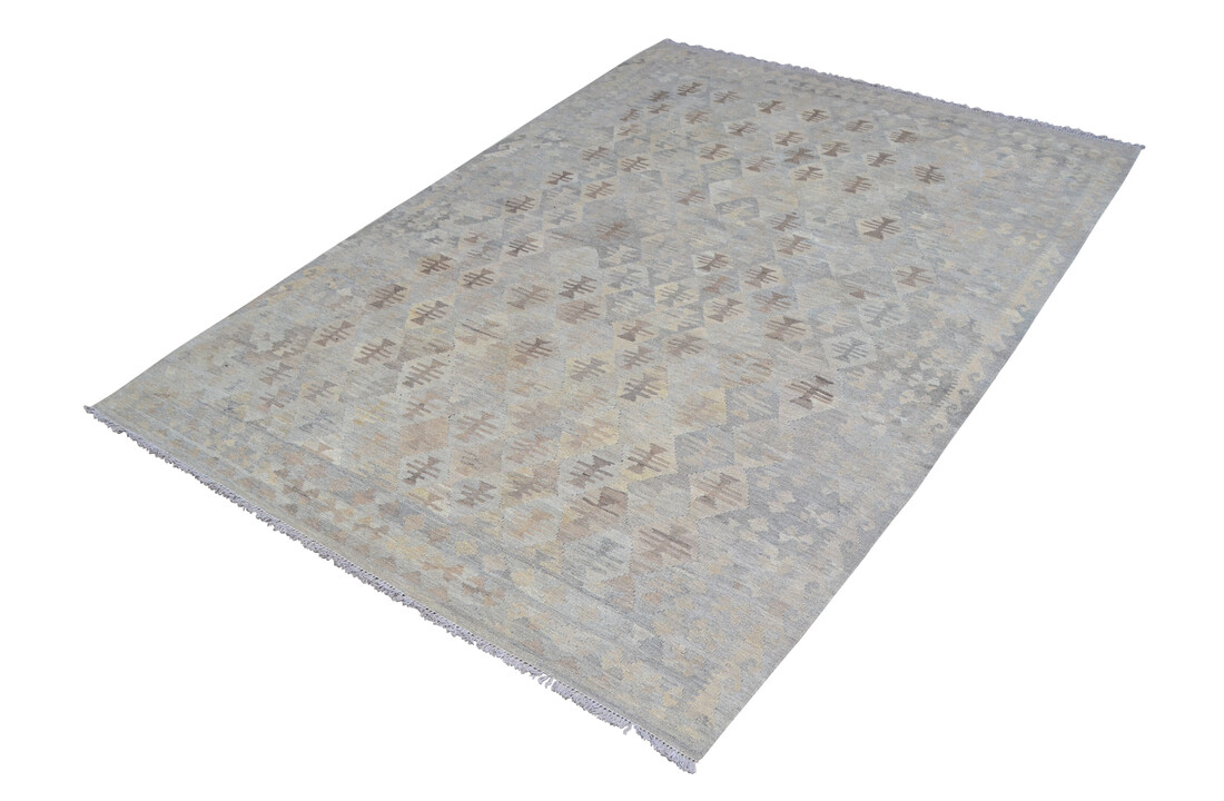 Grau natürlich kelim teppich 297x212 cm afghan kilim teppich
