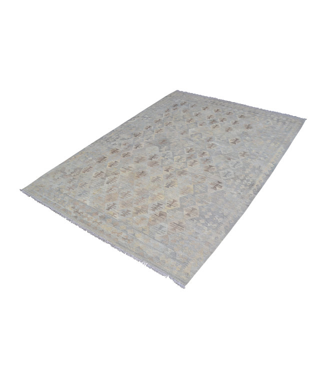Grau natürlich kelim teppich 297x212 cm afghan kilim teppich