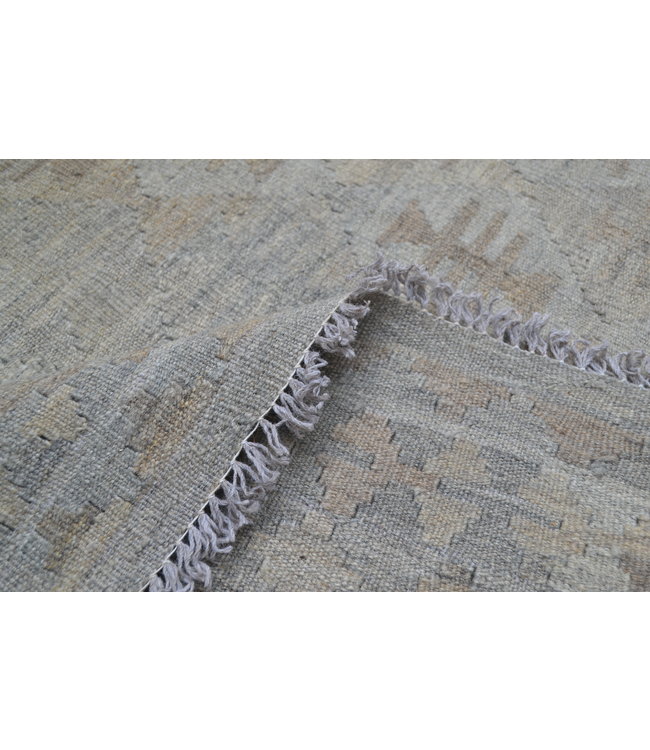 Grau natürlich kelim teppich 297x212 cm afghan kilim teppich