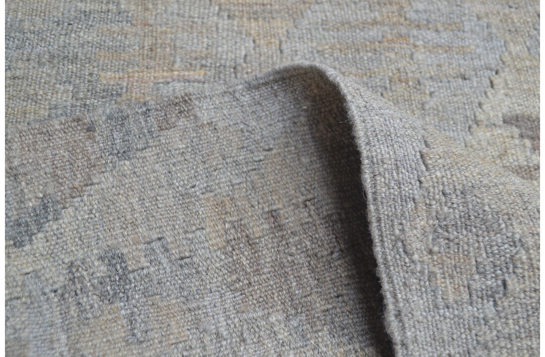 Grau natürlich kelim teppich 297x212 cm afghan kilim teppich