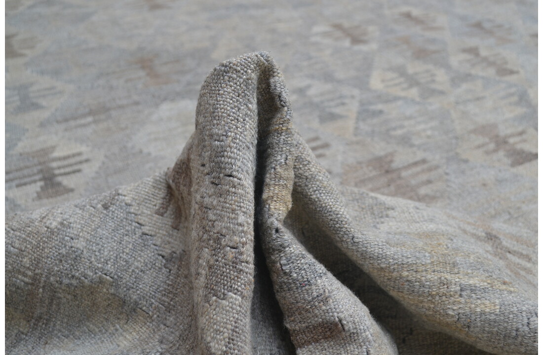 Grau natürlich kelim teppich 297x212 cm afghan kilim teppich
