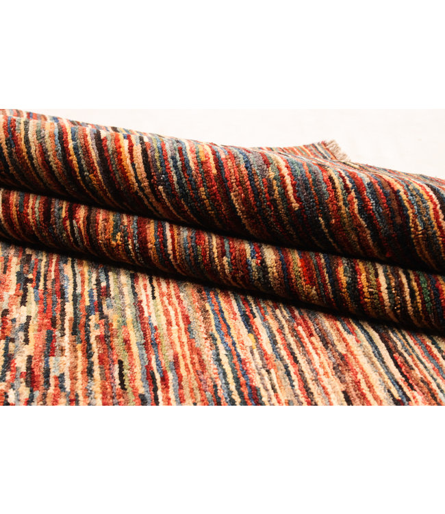 Handgeknoopt Modern Art tapijt 241x196 cm  oosters kleed vloerkleed