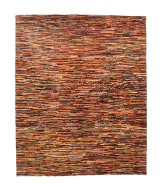 Hand knotted 7'9x6'4 ft Modern Art Ghazny Wool Rug 241x196 cm  Abstract Carpet