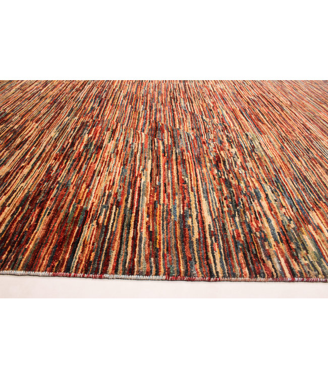 Handgeknüpft Modern Art 241x196 cm Abstrakt Wolle Teppich