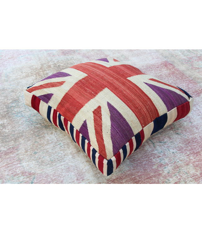 70x70 x 15 cm poef vinatge kissens pouf