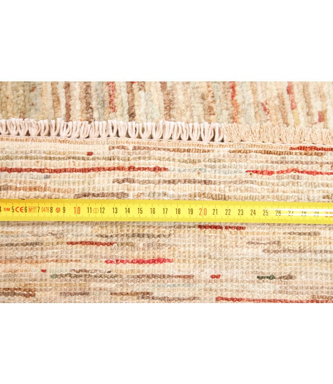 Handgeknoopt Modern Art tapijt 251x203 cm  oosters kleed vloerkleed