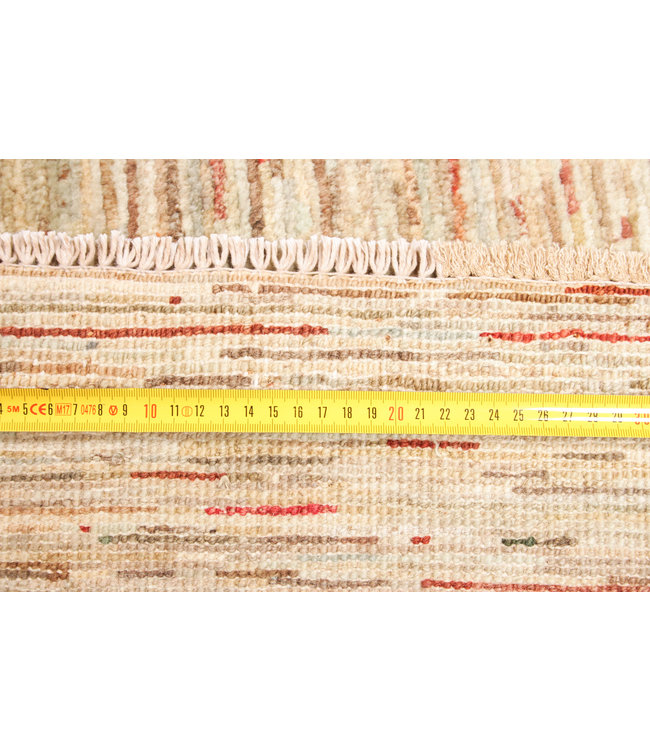 Handgeknüpft Modern Art 251x203 cm Abstrakt Wolle Teppich