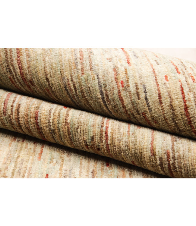 Hand knotted 8'2x6'6 ft Modern Art Sheep Wool Rug 251x203 cm Area rug Carpet