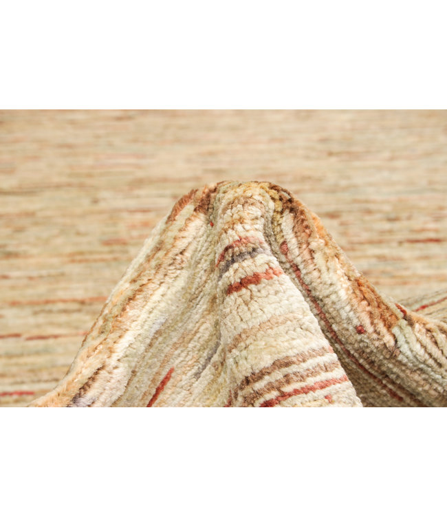 Hand knotted 8'2x6'6 ft Modern Art Sheep Wool Rug 251x203 cm Area rug Carpet