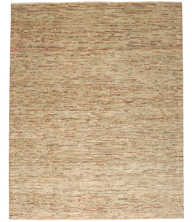 Hand knotted 8'2x6'6 ft Modern Art Sheep Wool Rug 251x203 cm Area rug Carpet