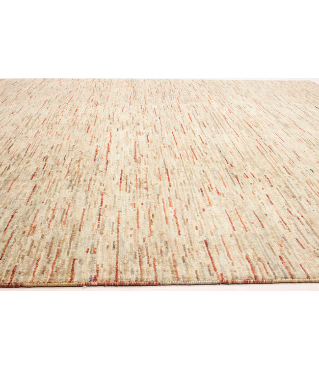 Hand knotted 8'2x6'6 ft Modern Art Sheep Wool Rug 251x203 cm Area rug Carpet