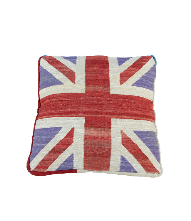 70x70 x 15 cm Handmade pouf Floor cushion kelim kilim Ottoman footstool Vintage